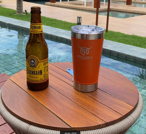 Image of COPO TÉRMICO KING - C/ ABRIDOR E TAMPA - 473 ML